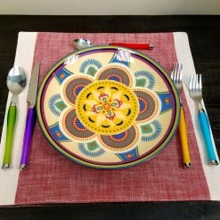 Santoro 20-Piece Assorted Color Stainless Steel Flatware Set (Service for 4) by Gibson Home -Flatware Sales Store assorted gibson home flatware sets 98595652m 4f 1000