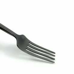 Black Glossy Stainless Steel Flatware Set of 5-Pieces by Vibhsa -Flatware Sales Store black flatware sets flatwareblack5 44 1000