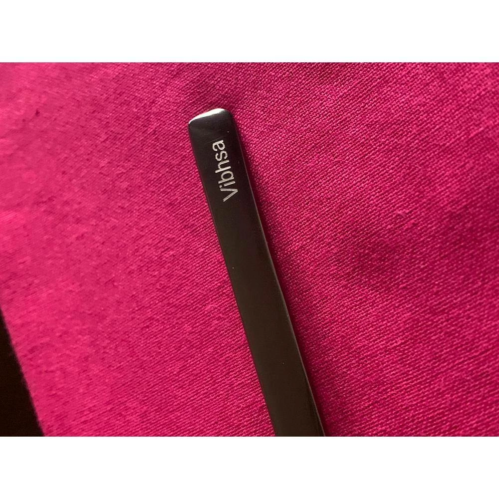 Black Glossy Stainless Steel Salad Appetizer Forks Set of 6 Pieces by Vibhsa 2 Black Glossy Stainless Steel Salad Appetizer Forks Set of 6 Pieces by Vibhsa - Image 2