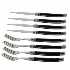 Ultimate 13 Piece Laguiole Kitchen and Steak Knife & Fork Set by French Home 5 Ultimate 13 Piece Laguiole Kitchen and Steak Knife & Fork Set by French Home -Flatware Sales Store black french home serving sets grp283 4f 1000