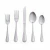 Beaded 46-Piece Silver Stainless Steel Flatware Set (Service for 8) by RiverRidge Home
