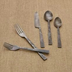 Flatware Sales Store 2 Bear Tracks 5-Piece Place Setting Flatware Set (Service for 1) by Park Designs