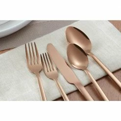 Brenner 20-Piece Copper Finished Stainless Steel Flatware Set (Service for 4) by Home Decorators Collection 24 Brenner 20-Piece Copper Finished Stainless Steel Flatware Set (Service for 4) by Home Decorators Collection -Flatware Sales Store copper home decorators collection flatware sets ks6612 20p pvd 1f 1000