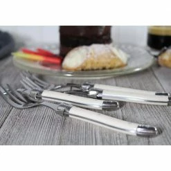 Laguiole Faux Ivory Cake Forks (Set of 4) by French Home 10 Laguiole Faux Ivory Cake Forks (Set of 4) by French Home -Flatware Sales Store cream faux ivory french home serving sets lg091 44 1000