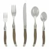 Laguiole 20-Piece Faux Bronze Stainless Steel Flatware Set (Service for 4) by French Home