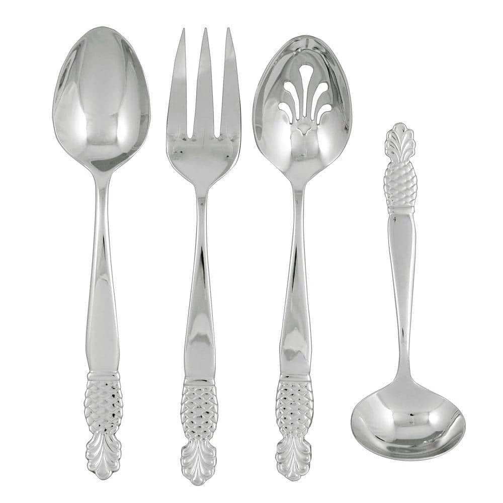 Pineapple 4-Piece Hostess Set by Ginkgo 1 Pineapple 4-Piece Hostess Set by Ginkgo