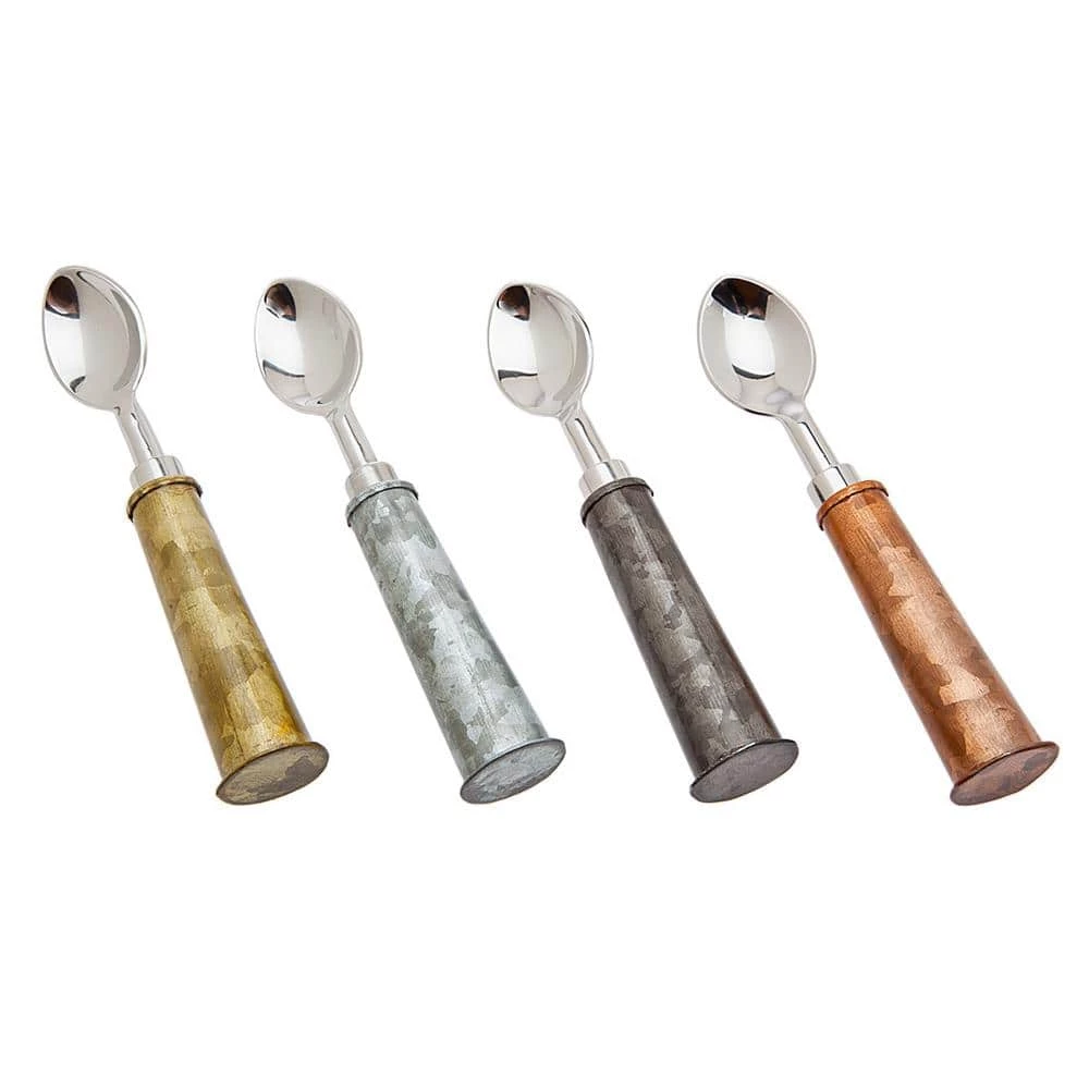 S/4 DESSRT SPNS MLTI CLR GALVN by Godinger 1 S/4 DESSRT SPNS MLTI CLR GALVN by Godinger