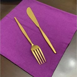 20-Piece Gold Plated Flatware Set (Service for 4) by Vibhsa -Flatware Sales Store gold flatware sets tipl001 44 1000