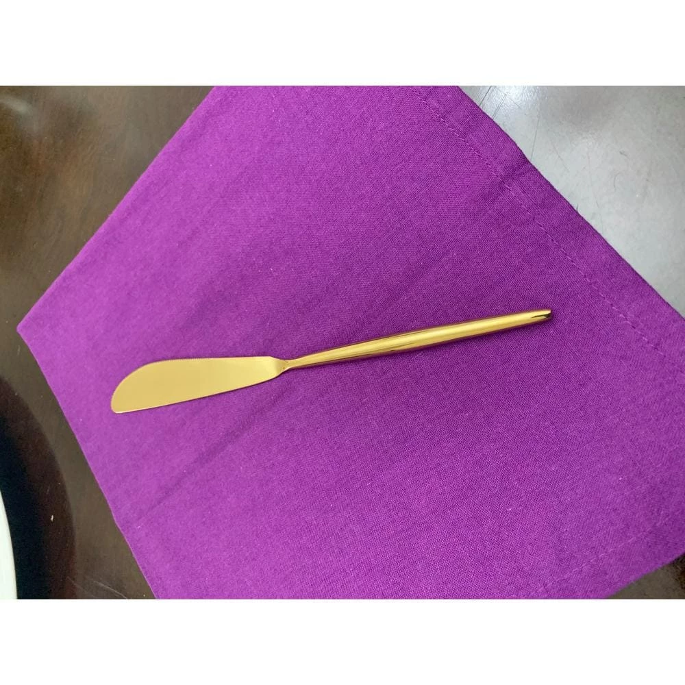 Flatware Gold 5-Piece Stainless Steel 18/0 Modern Place Setting by Vibhsa 4 Flatware Gold 5-Piece Stainless Steel 18/0 Modern Place Setting by Vibhsa - Image 4