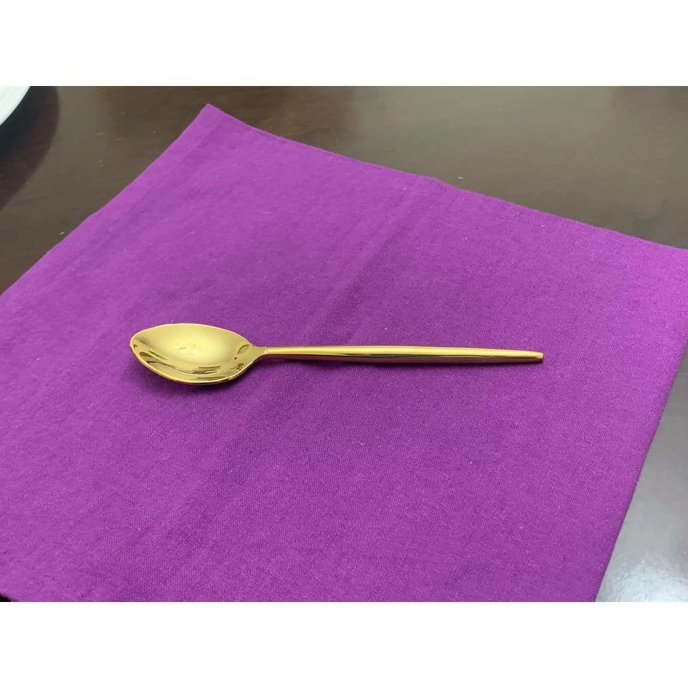Flatware Gold 5-Piece Stainless Steel 18/0 Modern Place Setting by Vibhsa 3 Flatware Gold 5-Piece Stainless Steel 18/0 Modern Place Setting by Vibhsa - Image 3