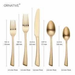 Flatware Sales Store -Flatware Sales Store gold ornative flatware sets 10820gdr1 c3 1000