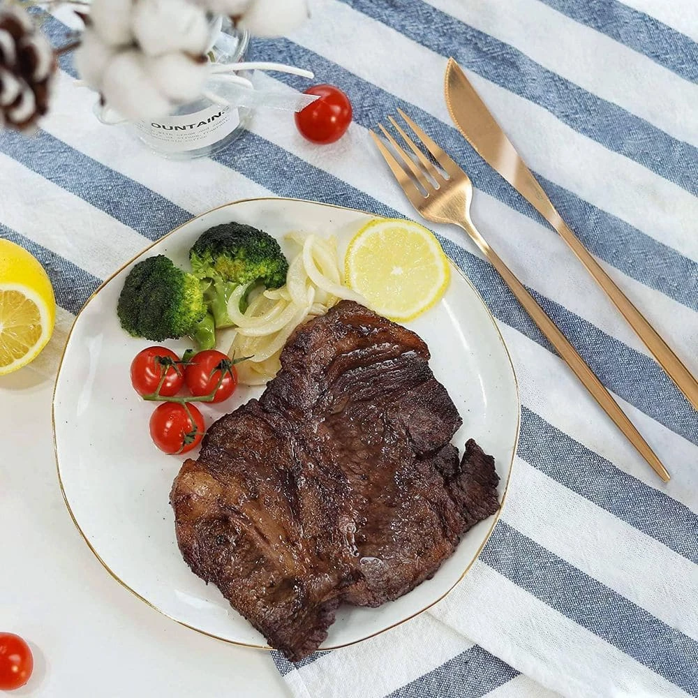 24-Pieces Silverware Stainless Steel Cutlery Set Include Knife Fork Spoon Mirror Polished Dishwasher Safe by Unbranded 6 24-Pieces Silverware Stainless Steel Cutlery Set Include Knife Fork Spoon Mirror Polished Dishwasher Safe by Unbranded - Image 6