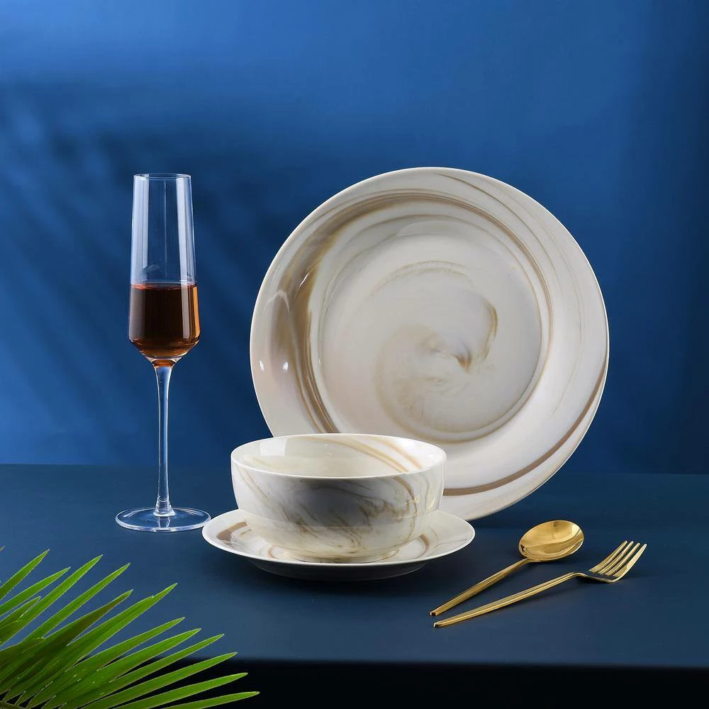 16-Piece Classic Pattern Ceramic Tableware by Unbranded 2 16-Piece Classic Pattern Ceramic Tableware by Unbranded - Image 2