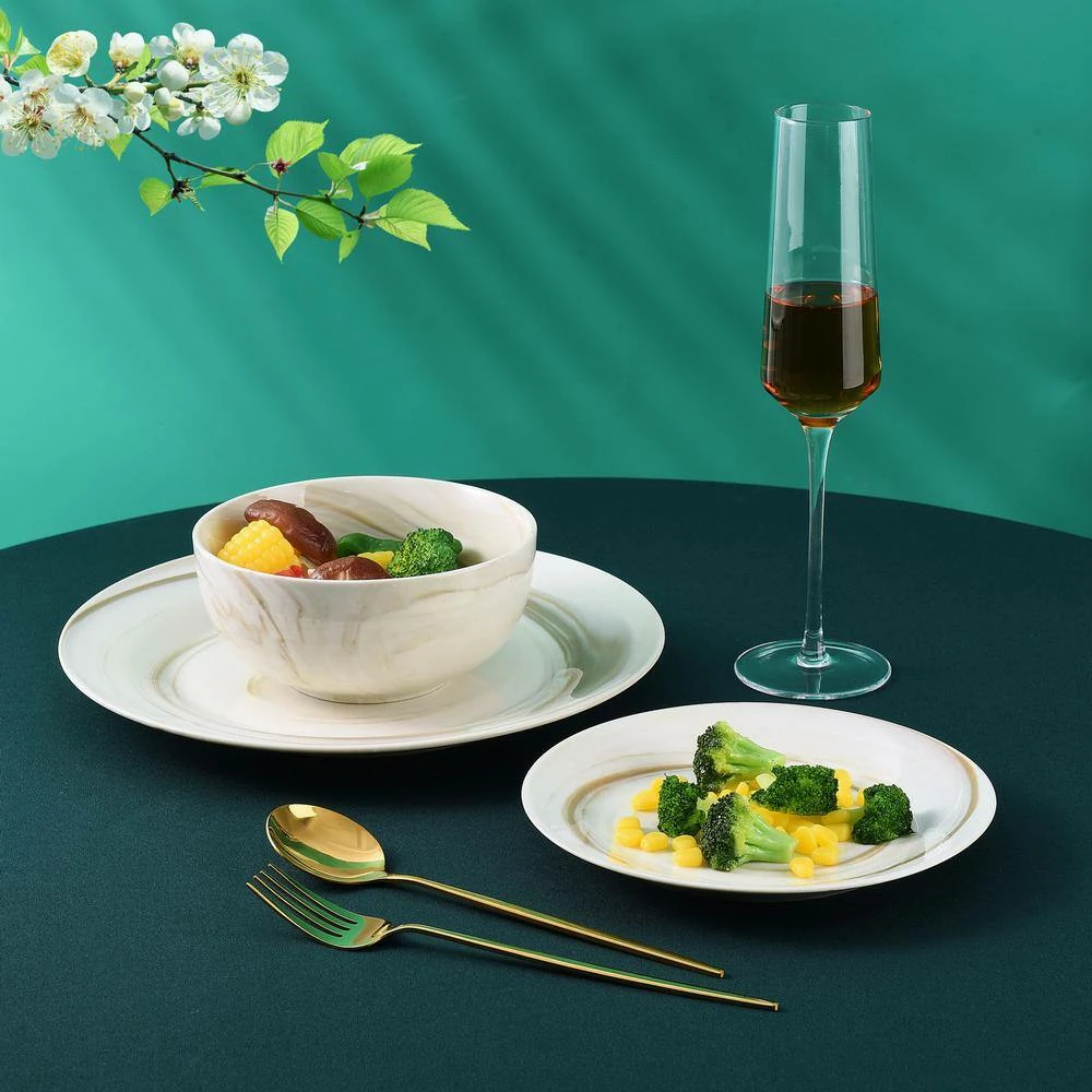 16-Piece Classic Pattern Ceramic Tableware by Unbranded 7 16-Piece Classic Pattern Ceramic Tableware by Unbranded - Image 7