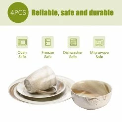 16-Piece Classic Pattern Ceramic Tableware by Unbranded 13 16-Piece Classic Pattern Ceramic Tableware by Unbranded -Flatware Sales Store gray serving sets ssy928 0030 c3 1000