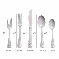 Beaded Monogrammed Letter H 46-Piece Silver Stainless Steel Flatware Set (Service for 8) by RiverRidge Home 14 Beaded Monogrammed Letter H 46-Piece Silver Stainless Steel Flatware Set (Service for 8) by RiverRidge Home -Flatware Sales Store h riverridge home flatware sets 10 152 44 1000