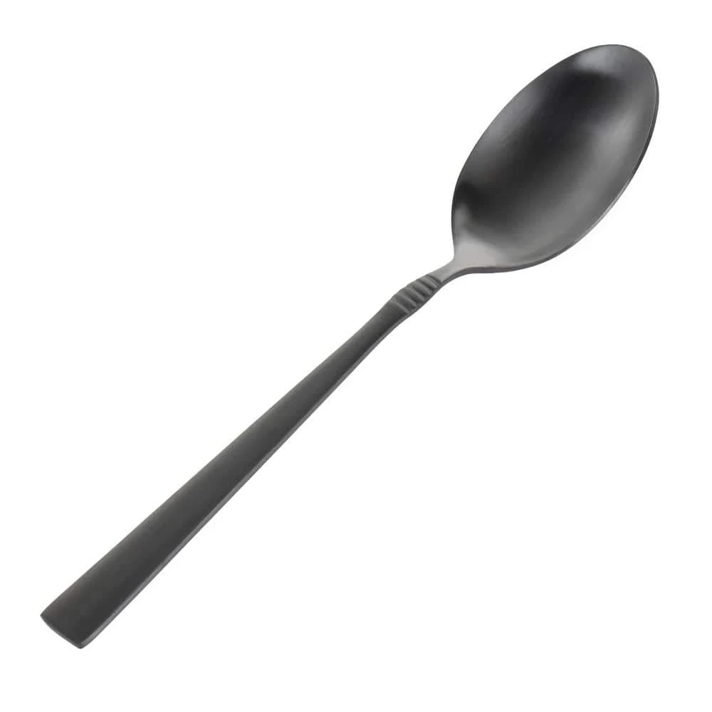 Cravat 20-Piece Matte Black Flatware Utensil Set, 18/10 Stainless Steel Silverware Metal (Service for 4) by MegaChef 9 Cravat 20-Piece Matte Black Flatware Utensil Set, 18/10 Stainless Steel Silverware Metal (Service for 4) by MegaChef - Image 9