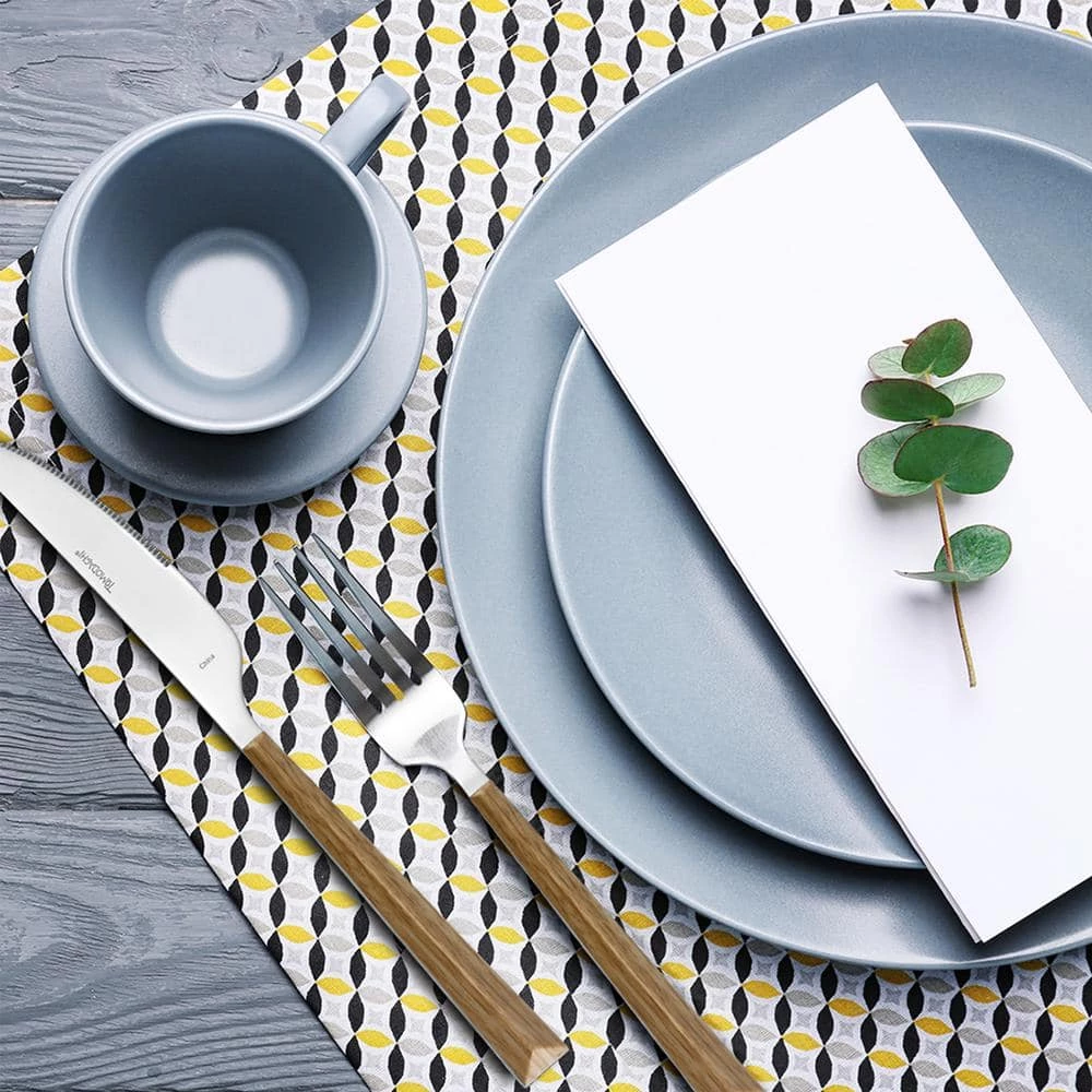 Dali Wood Look 16-Piece Flatware Set by Tomodachi 3 Dali Wood Look 16-Piece Flatware Set by Tomodachi - Image 3