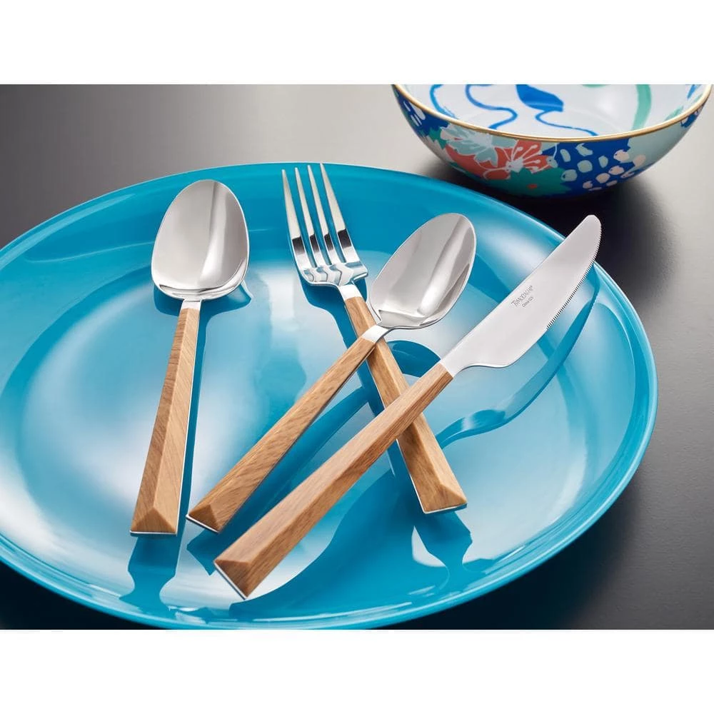 Dali Wood Look 16-Piece Flatware Set by Tomodachi 2 Dali Wood Look 16-Piece Flatware Set by Tomodachi - Image 2