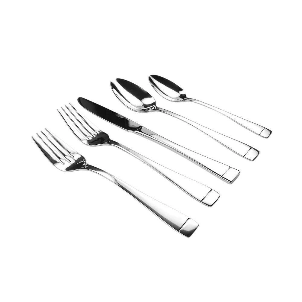 Pearl 20-Piece Mirror 18/0 Stainless Steel Flatware Set (Service for 4) by Unbranded 2 Pearl 20-Piece Mirror 18/0 Stainless Steel Flatware Set (Service for 4) by Unbranded - Image 2