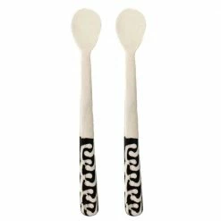 Long Batik Bone Spoon (Set of 2) by Global Crafts