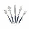 French Home Laguiole 20-Piece Navy Blue Stainless Steel Flatware Set (Service for 4) by Unbranded