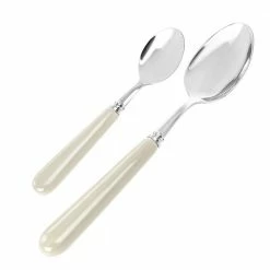 16-Piece Off-White Stainless Steel Soho Lounge Flatware Set (Service Set For 4) by GIBSON elite -Flatware Sales Store off white gibson elite flatware sets 985116643m 4f 1000