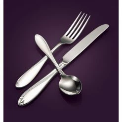 Scroll 18/8 Stainless Steel Teaspoons (Set of 36) by Oneida -Flatware Sales Store oneida open stock flatware 2201stsf 4f 1000