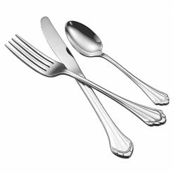 Marquette 18/8 Stainless Steel Tablespoon/Serving Spoons (Set of 12) by Oneida -Flatware Sales Store oneida open stock flatware 2272stbf 4f 1000