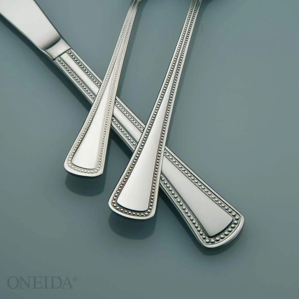 Needlepoint 18/8 Stainless Steel Dinner Forks (Set of 36) by Oneida 2 Needlepoint 18/8 Stainless Steel Dinner Forks (Set of 36) by Oneida - Image 2