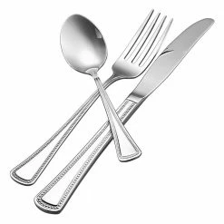 Needlepoint 18/8 Stainless Steel Dinner Knives (Set of 36) by Oneida -Flatware Sales Store oneida open stock flatware 2544kpvf 1f 1000