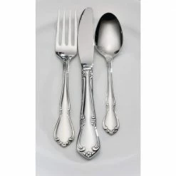 Chateau 18/8 Stainless Steel Oval Bowl Soup/Dessert Spoons (Set of 36) by Oneida -Flatware Sales Store oneida open stock flatware 2610splf 4f 1000