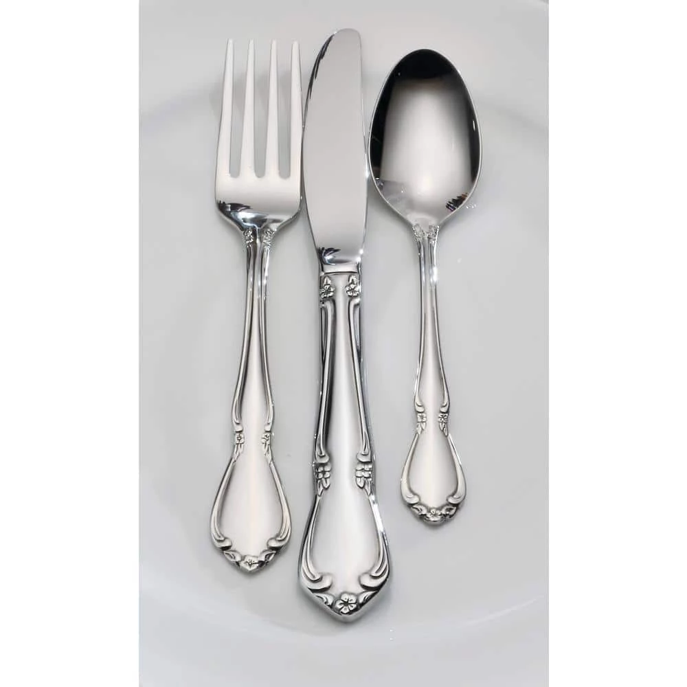 Chateau 18/8 Stainless Steel Tablespoon/Serving Spoons (Set of 12) by Oneida 3 Chateau 18/8 Stainless Steel Tablespoon/Serving Spoons (Set of 12) by Oneida - Image 3