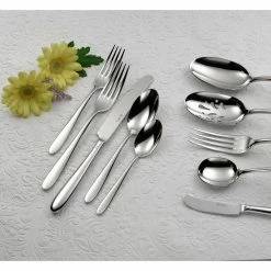 Mascagni II Silver 18/0 Stainless Steel Salad/Dessert Fork (12-Pack) by Oneida -Flatware Sales Store oneida open stock flatware b023fdef 1f 1000