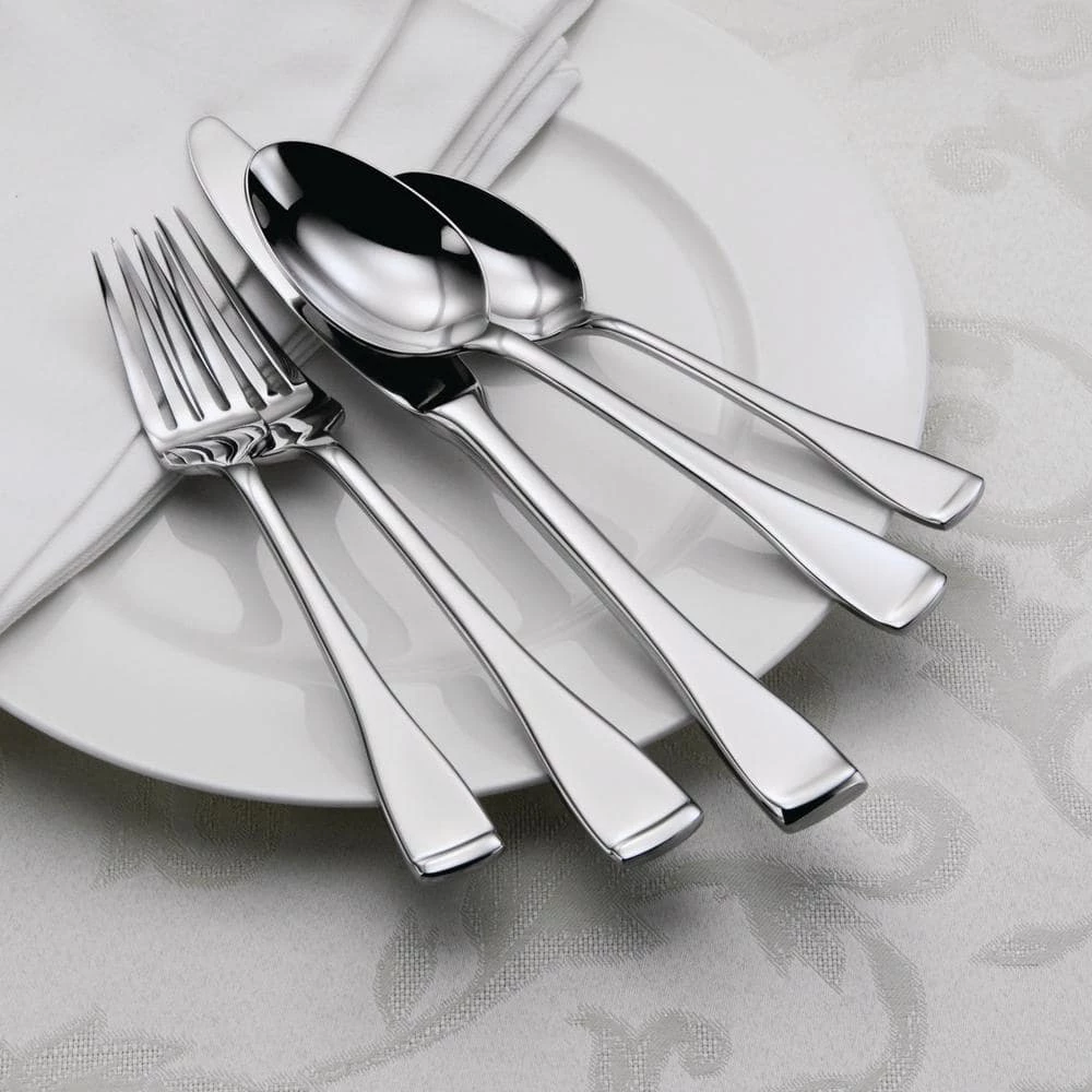 Voss II 18/0 Stainless Steel Teaspoons (Set of 12) by Oneida 2 Voss II 18/0 Stainless Steel Teaspoons (Set of 12) by Oneida - Image 2