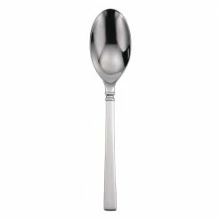 Shaker 18/0 Stainless Steel Oval Bowl Soup/Dessert Spoons (Set of 12) by Oneida