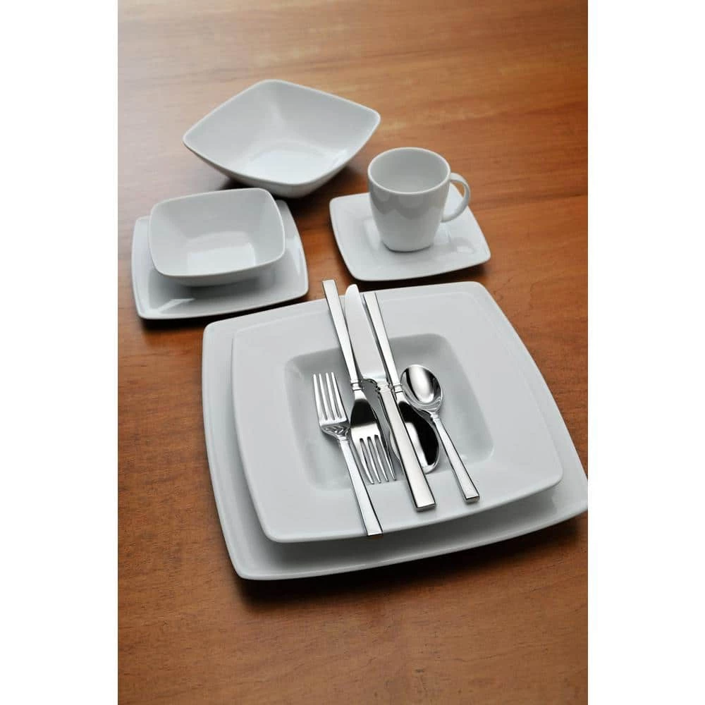 Shaker 18/0 Stainless Steel Tablespoon/Serving Spoons (Set of 12) by Oneida 4 Shaker 18/0 Stainless Steel Tablespoon/Serving Spoons (Set of 12) by Oneida - Image 4