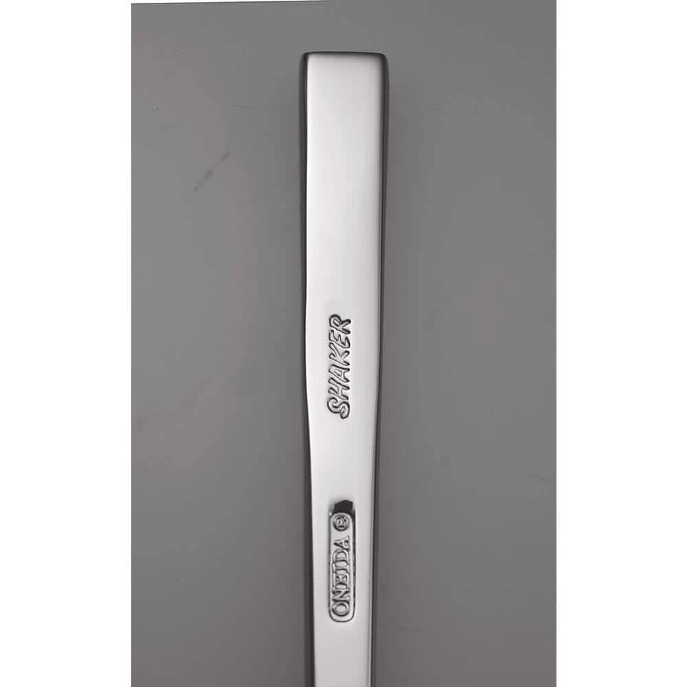 Shaker 18/0 Stainless Steel Tablespoon/Serving Spoons (Set of 12) by Oneida 6 Shaker 18/0 Stainless Steel Tablespoon/Serving Spoons (Set of 12) by Oneida - Image 6