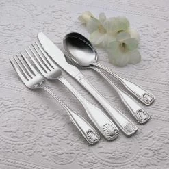 Laguna 18/0 Stainless Steel Bouillon Spoons (Set of 36) by Oneida -Flatware Sales Store oneida open stock flatware b606sblf 31 1000