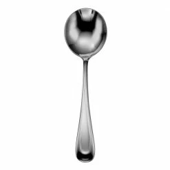Acclivity Bouillon 18/0 Stainless Steel Spoons (Set of 12) by Oneida