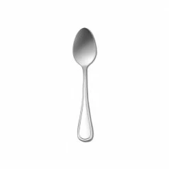 New Rim II 18/0 Stainless Steel Teaspoons, European Size (Set of 12) by Oneida