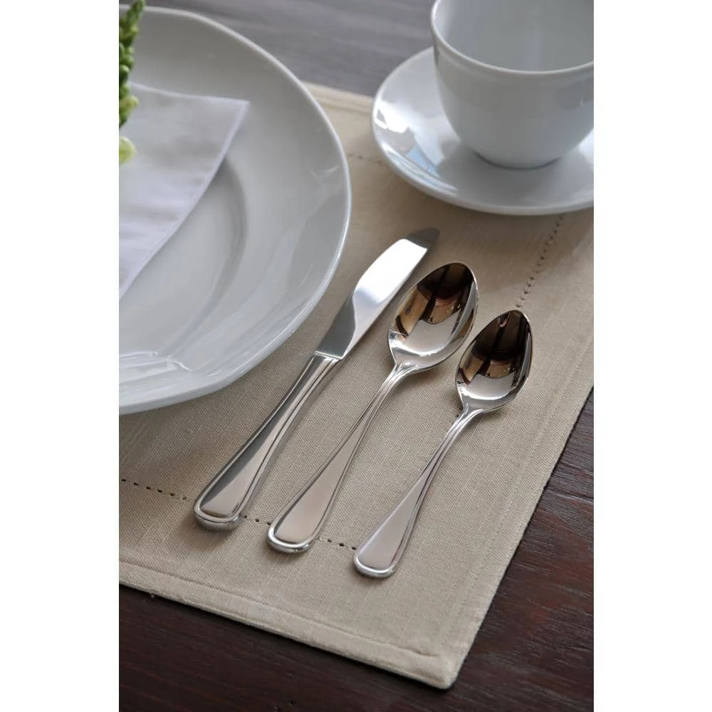 New Rim II 18/0 Stainless Steel Tablespoon/Serving Spoons (Set of 12) by Oneida 7 New Rim II 18/0 Stainless Steel Tablespoon/Serving Spoons (Set of 12) by Oneida - Image 7