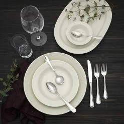 New Rim Silver 18/10 Stainless Steel European Table Fork (12-Pack) by Oneida 12 New Rim Silver 18/10 Stainless Steel European Table Fork (12-Pack) by Oneida -Flatware Sales Store oneida open stock flatware t015fdif fa 1000