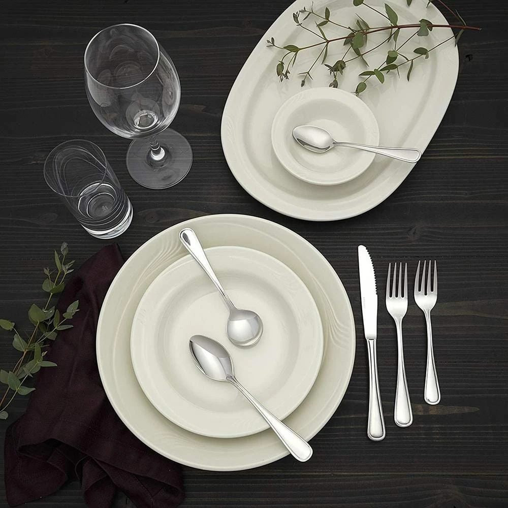 New Rim Silver 18/10 Stainless Steel European Table Fork (12-Pack) by Oneida 6 New Rim Silver 18/10 Stainless Steel European Table Fork (12-Pack) by Oneida - Image 6