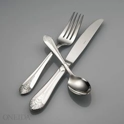 New York 18/10 Stainless Steel Oyster/Cocktail Forks (Set of 12) by Oneida -Flatware Sales Store oneida open stock flatware t131foyf 1f 1000