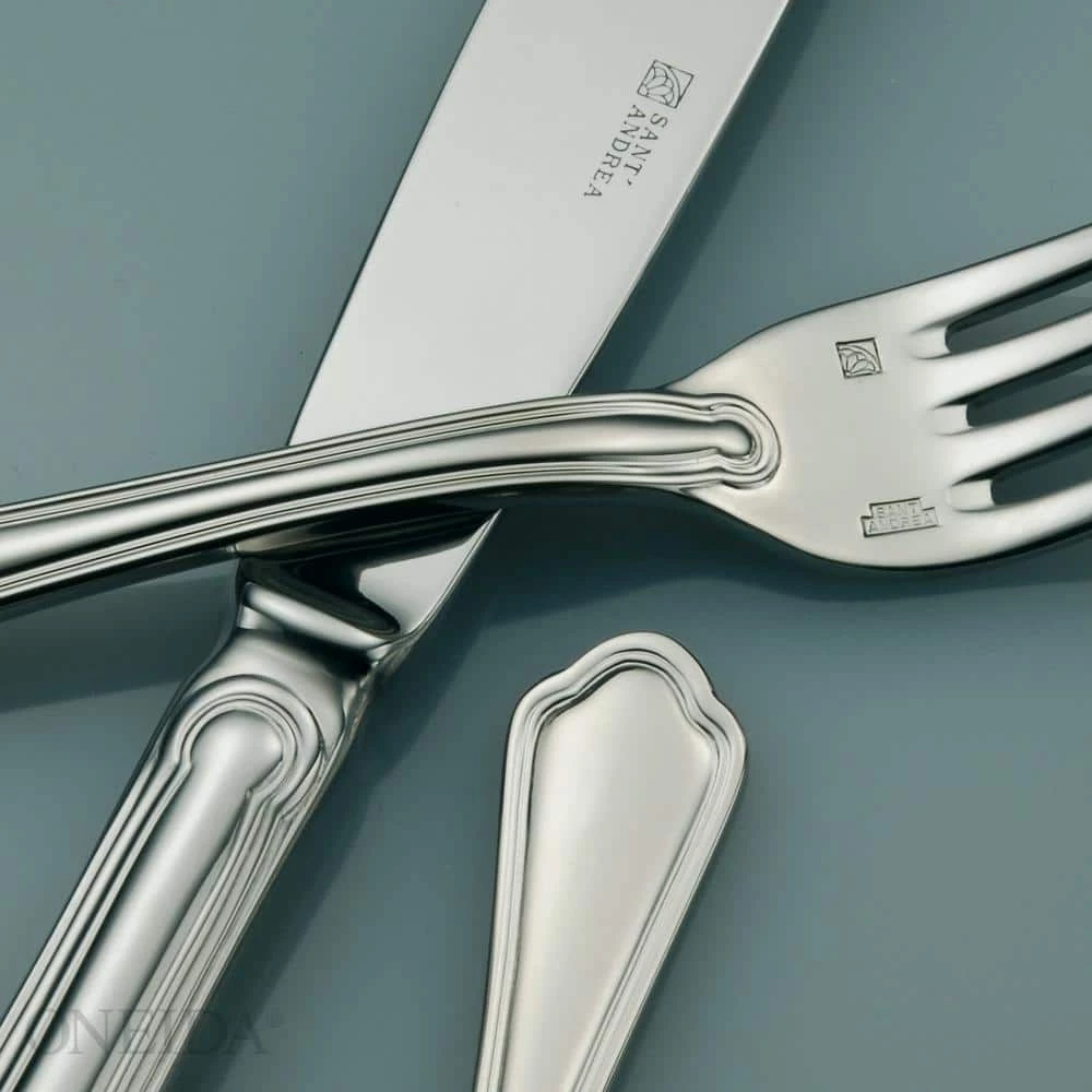 Rossini 18/10 Stainless Steel Oval Bowl Soup/Dessert Spoons (Set of 12) by Oneida 2 Rossini 18/10 Stainless Steel Oval Bowl Soup/Dessert Spoons (Set of 12) by Oneida - Image 2