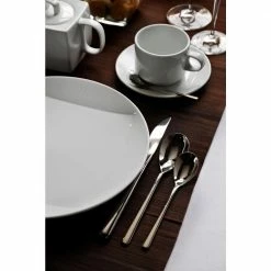 Quantum 18/10 Stainless Steel Oval Bowl Soup/Dessert Spoons (Set of 12) by Oneida -Flatware Sales Store oneida open stock flatware t673sdef 31 1000