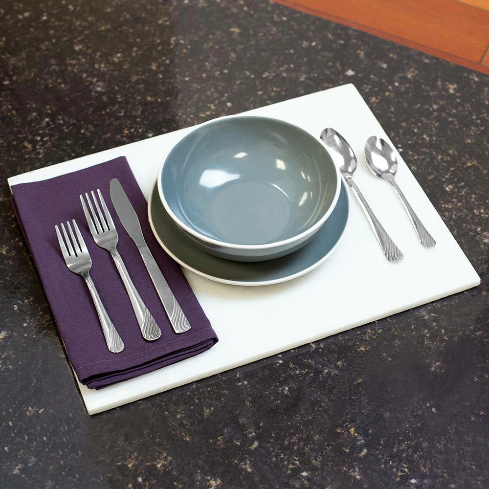 River 20-Piece Stainless Steel Flatware Set by Home Basics 2 River 20-Piece Stainless Steel Flatware Set by Home Basics - Image 2