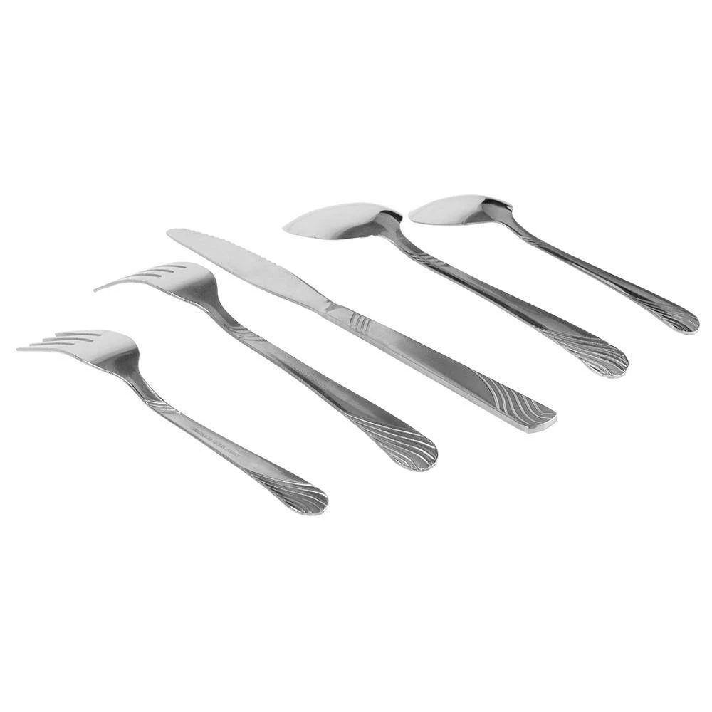 River 20-Piece Stainless Steel Flatware Set by Home Basics 3 River 20-Piece Stainless Steel Flatware Set by Home Basics - Image 3