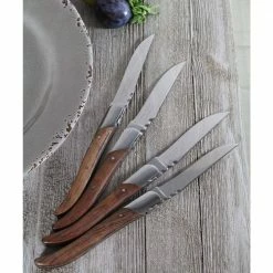 Laguiole 4-Piece Connoisseur Rosewood Steak Knives by Unbranded 10 Laguiole 4-Piece Connoisseur Rosewood Steak Knives by Unbranded -Flatware Sales Store open stock flatware lg002 44 1000